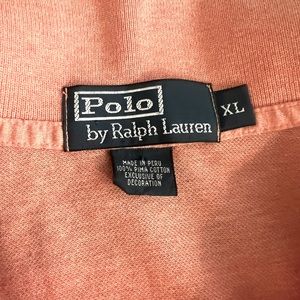 Orangish polo short sleeve